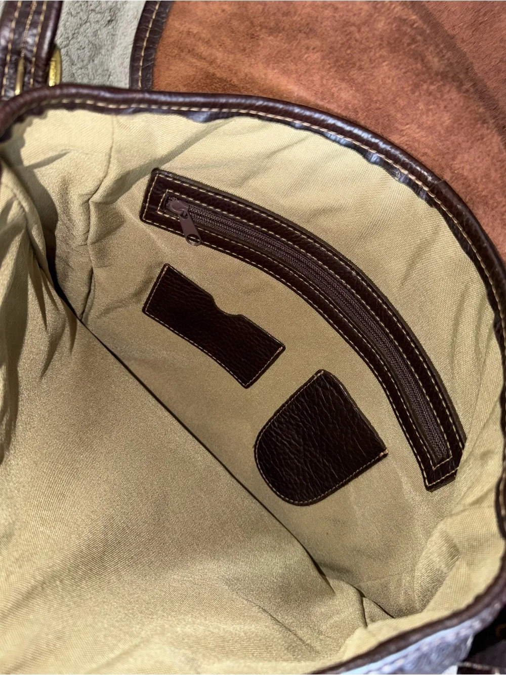 Vintage Aston Leather Brown Pebbled Leather Crossbody Messenger Bag